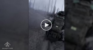 Footage of battles in the Liman direction from fighters of the NSU Charter brigade