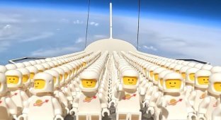 LEGO sent 1,000 legonauts into the stratosphere (5 photos + 1 video)
