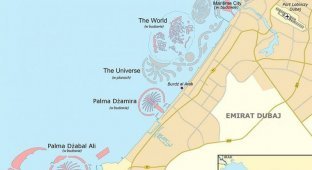 Искусственные острова в Дубае (42 фото + 3 видео)