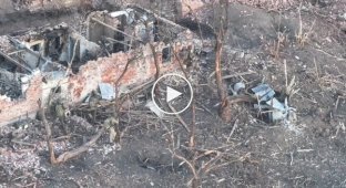 A kamikaze drone strike buried five occupiers alive in a cellar