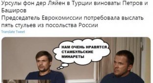 Шутки и мемы про агентов Петрова и Боширова, которые успели "наследить" везде (19 фото)