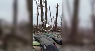 The occupier filmed what was happening in the Zaporozhye direction