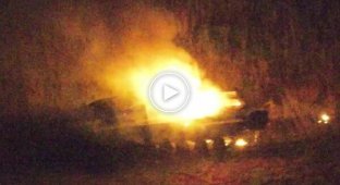 BMP-2 burned down, six occupiers - 200 a brief history of a Russian armored vehicle near Ivanovka in the Donetsk region