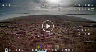 Attacking Russians with an FPV drone