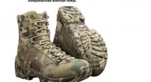 Давайте сравним обувь российской и американской армии (3 картинки)