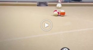 Billiard trick that none of us will ever repeat