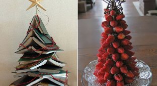 Как сделать новогоднюю елку своими руками: несколько простых идей (19 фото)