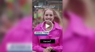 Чайка влетела в журналистку в прямом эфире