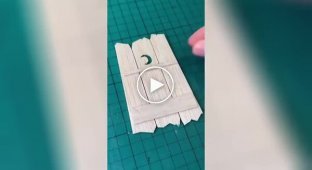 Making a miniature copy of Shrek's toilet