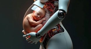 У Китаї створюють гуманоїда, здатного виносити та народити дитину (5 фото)