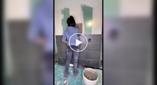 Гарне у ремонті ванної кімнати