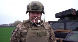 Командующий объединенными силами Украины Сергей Наев с поставленным американцами украинским ЗРК AN TWQ-1 Avenger