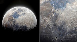 An interactive image of the Moon, which allows you to see it in great detail (5 photos)