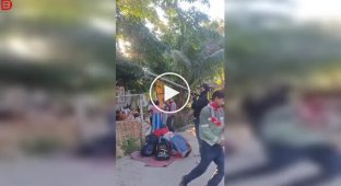 Использование бамбука в качестве базуки