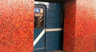 Зачем в Ленинградском метро строили станции с дверьми на платформе (8 фото)