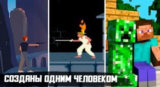 8 популярных компьютерных игр, созданных всего одним человеком (15 фото)