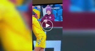 A funny episode at a football match