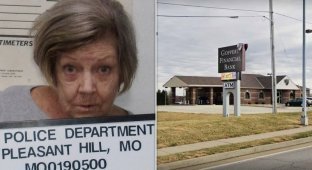 У США 78-річна старенька втретє пограбувала банк за допомогою однієї записки (3 фото)