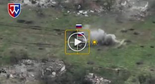 Soldiers destroy enemy armored vehicles that are attacking Ukrainian positions near Urozhainy