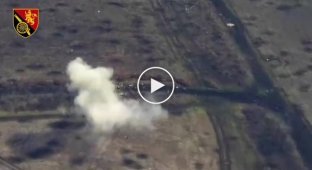 Ork BMP-1 destroyed by Ukrainian artillery