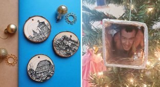 30 Christmas decorations that Internet craftsmen made with their own hands (31 photos)