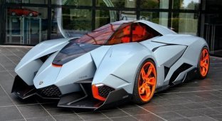 Lamborghini secretly sold a unique concept Egoista for 117 million dollars (11 photos)