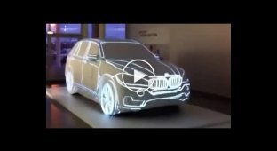 Новый вид авторекламы от BMW X