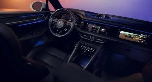 Porsche showed the interior of the new electric Macan (8 photos)