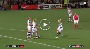 Fantastic goal by the women's football team