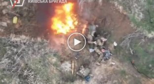 Soldiers of the 5th Separate Assault Brigade eliminated several occupiers with precise ammunition drops in the Kurakhovsky direction