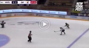 Звезду женского хоккея из Финляндии парализовало после столкновения с воротами
