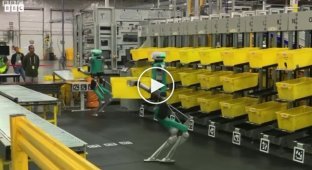 At Amazon warehouses, robots began collecting orders