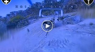 Бойцы атакуют дронами оккупантов