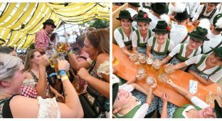 A sea of beer, girls and fun: Oktoberfest 2023 opened in Germany (18 photos)