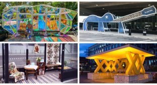 25 unusual and cute bus stops from around the world (26 photos)