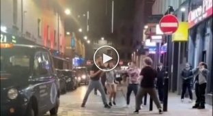 The unexpected ending of a street fight