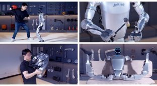 Китайцы показали гибкого, ловкого и устойчивого робота-гуманоида (8 фото + 2 видео)