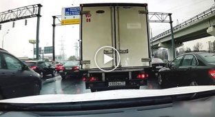 Ограбление в пробке на Ленинградском шоссе