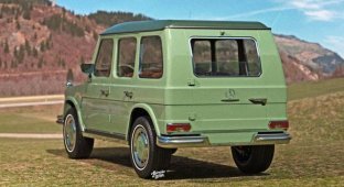 What would the Mercedes Gelendvagen look like if it was released in 1969? (5 photos)