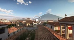 Извержение вулкана Везувия глазами жителя Помпеи