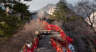 Гора Хуа – священная вершина даосизма (45 фото)