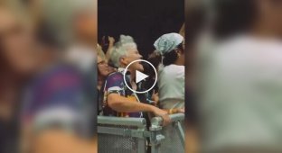 Grandma dancing to Shinedown