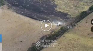 Спалили танк та БТР окупантів 3-я ОШБр відбила штурм рашистів на Харківщині