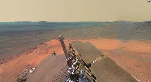 Качественная панорама Марса (фрейм)