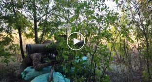 Протитанкова ракета випущена українським спецназом підрозділу Омега по одному з найгарячіших районів у бік Авдіївки.