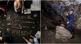 Учёные нашли захоронение вымерших людей Homo naledi (8 фото)