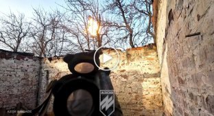 Azov fighter shot down enemy FPV drone with second shot