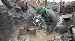 In autumn, the trenches turn into a real hell. And not only because of the fighting