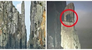 Two frightened men were found on top of a 65-meter cliff (4 photos)