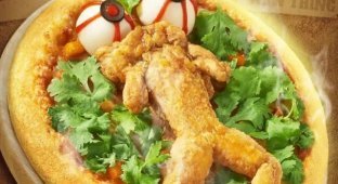A new masterpiece in a Chinese Pizza Hut (3 photos)